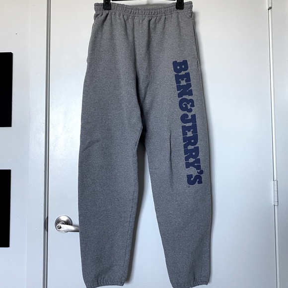 Jerzees Pants Ben Jerrys Grey Sweatpants Medium New Poshmark